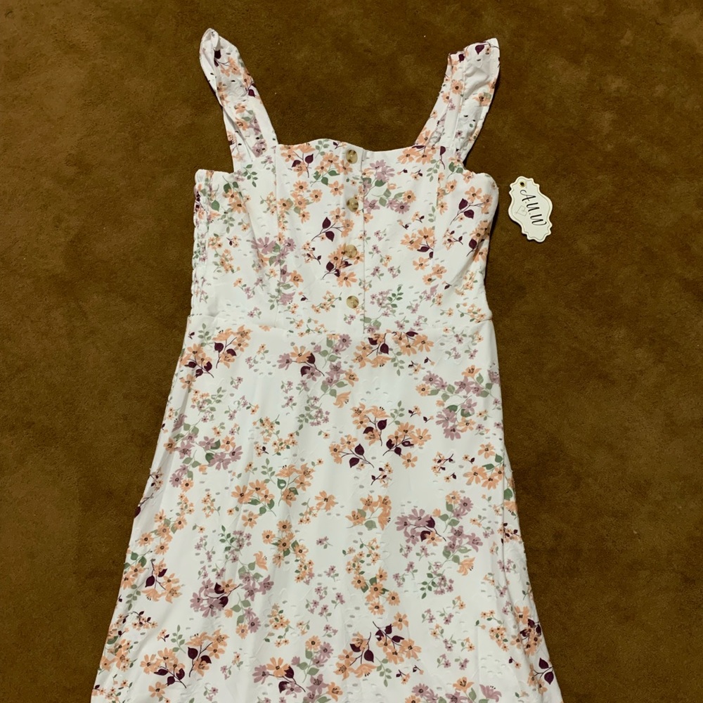 Girls Size 12 AUW Secret Charm pullover sleeveless dress